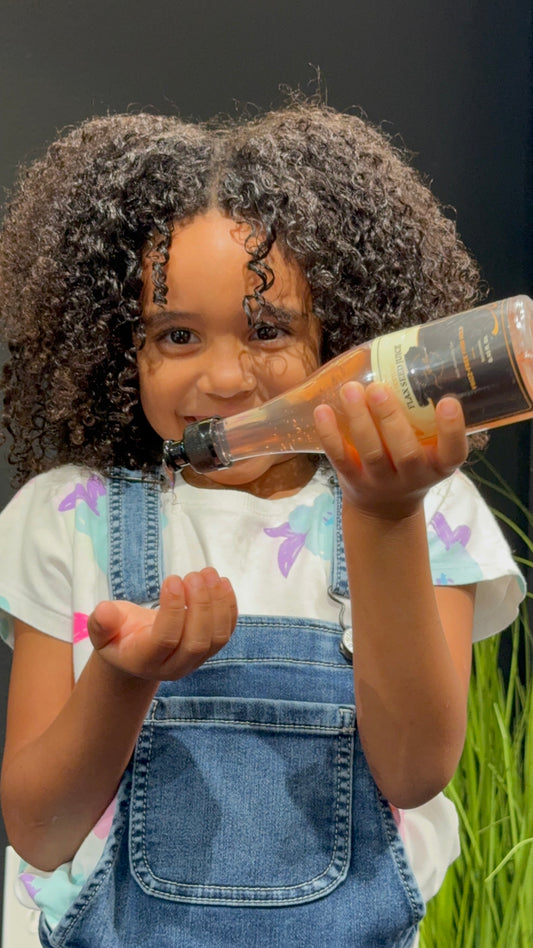 Gel definidor de rizos con linaza — Jugo de linaza 4 texturas