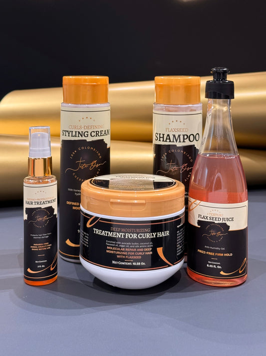 Kit completo para el cuidado de rizos