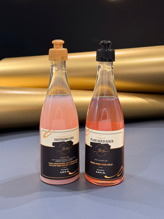 Gel definidor de rizos con linaza — Jugo de linaza 4 texturas