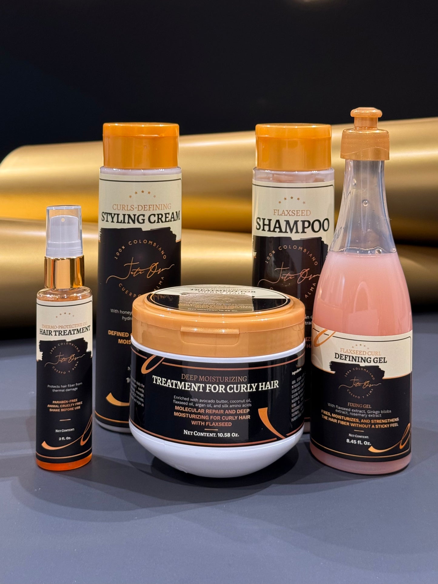 Kit completo para el cuidado de rizos