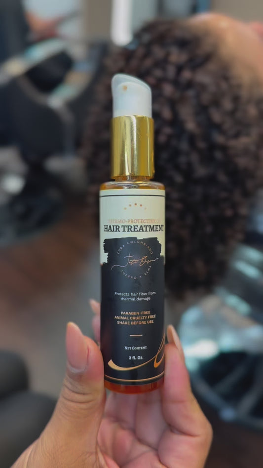 Hair Treatment — Thermo-Protective Oil
